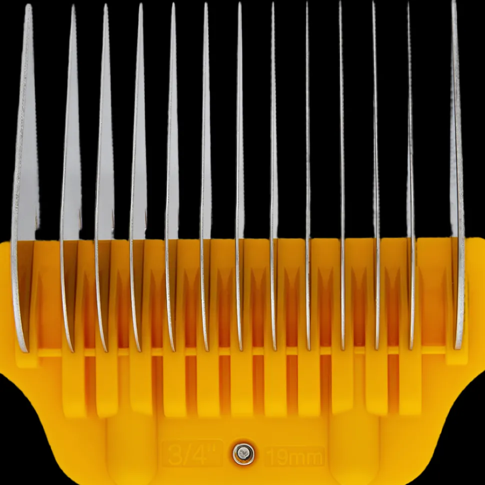 #A 3/4″ Orange Wide Snap on Comb by PetStore.Direct
