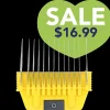 A Series Wide 16mm 5/8" Metal Comb by Joyzze