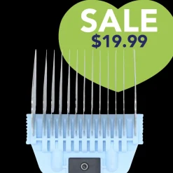 A Series Wide 25mm 1" Metal Comb by Joyzze