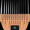 A Series Wide 13mm 1/2" Metal Comb by Joyzze