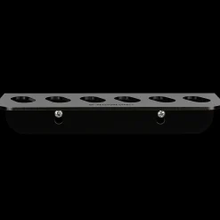 Acrylic 6 Scissor Holder Wall Mount Black by PetStore.Direct