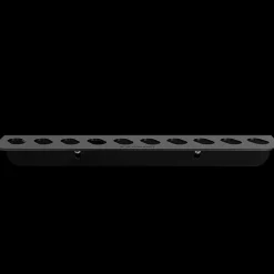 Acrylic 10 Scissor Holder Wall Mount Black by PetStore.Direct