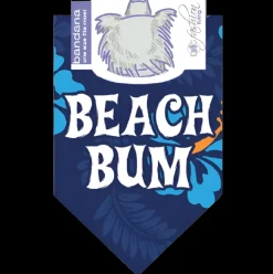 Beach Bum Dog Bandana by Dog Fashion Living