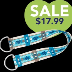 25" Belly Band Paws & Plaid by Groom Loop