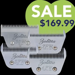 Best-Selling Wide Blades Set of 4 by Zolitta