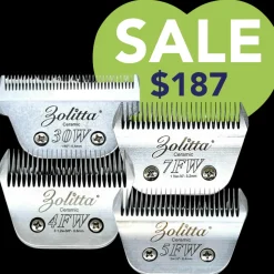 Best-Selling Wide Ceramic Blades Set of 4 by Zolitta