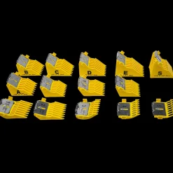 Big K Comb set of 14 Yellow by Laube