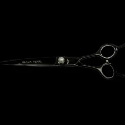 Black Pearl 8" Straight Even Handle Shear by Geib