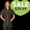 Black Rhinestone Grooming Jacket by Ladybird Line