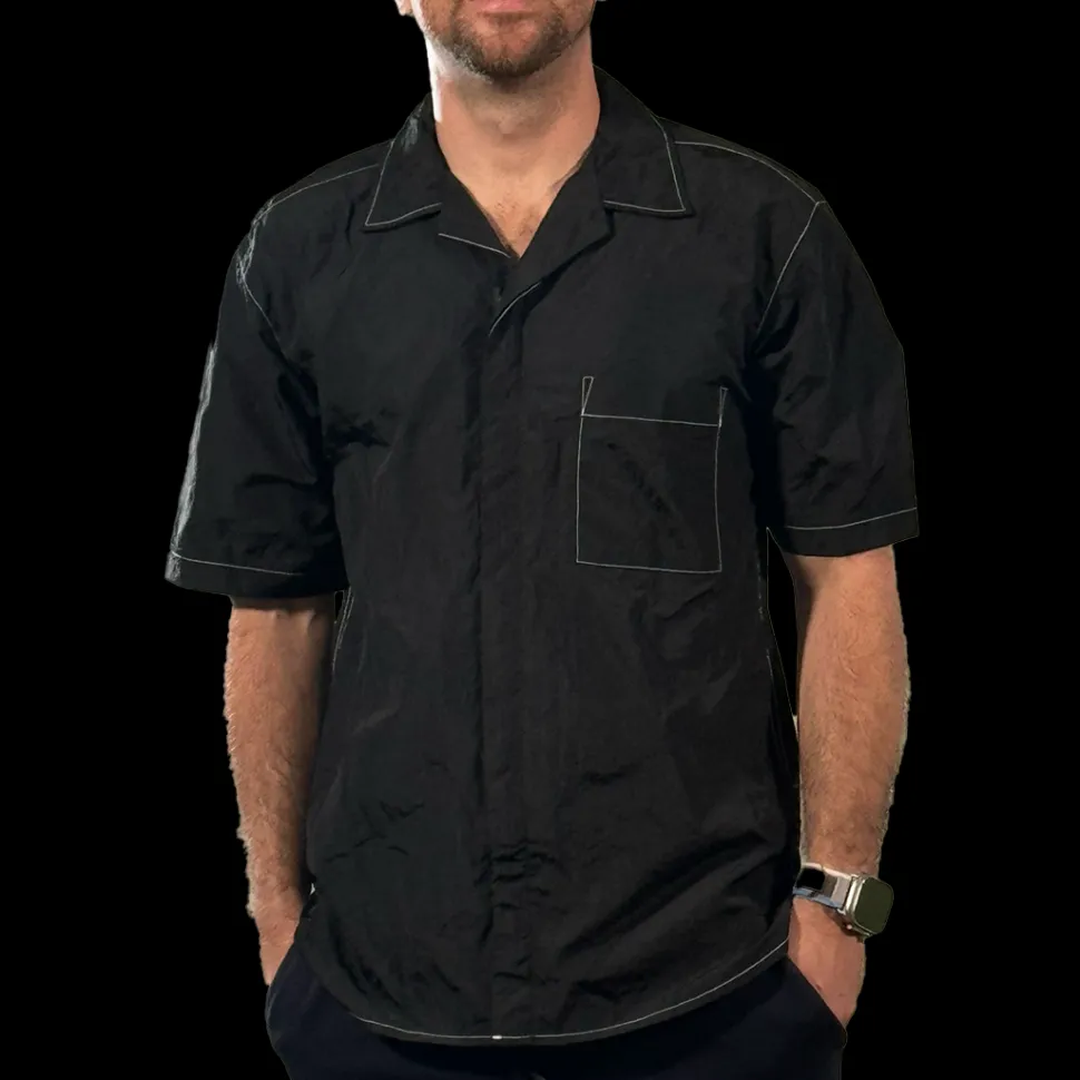 Black Unisex Shirt by Jim Jump