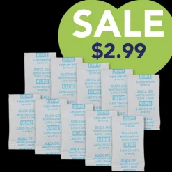 10 Blade Storage Silica Gel Moisture Absorbent Packets by PetStore.Direct