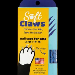 Blue Feline Large Nail Caps by Soft Claws