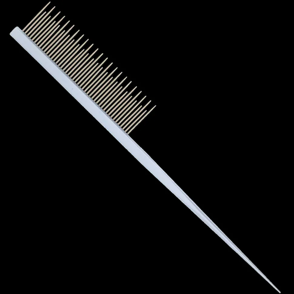 7" Blue Rat Tail Dematting Comb by PetStore.Direct