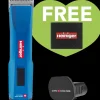 Blue Saphir Cordless Clipper One Battery with Free Clipper Grip by Heiniger