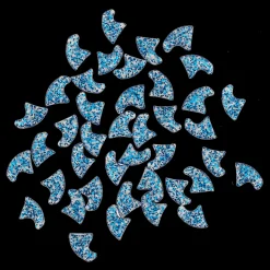 Blue Sparkle Feline Large Nail Caps by Soft Claws