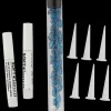 Blue Sparkle Feline Medium Nail Caps by Soft Claws