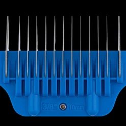 #2 3/8" Blue Wide Attachment Comb 10 mm by Zolitta