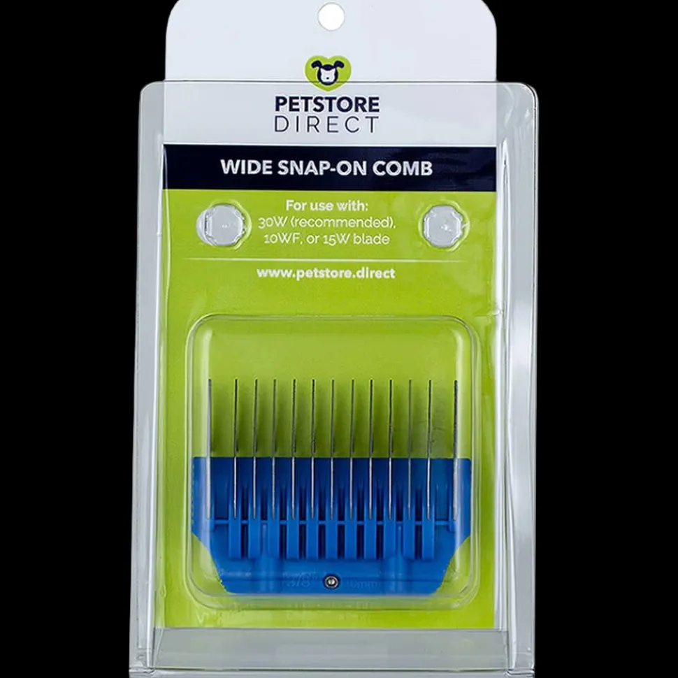 #2 3/8" Blue Wide Snap on Comb by PetStore.Direct
