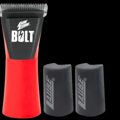 BOLT Cordless 2 Speed Clipper Red with Two Batteries by Laube