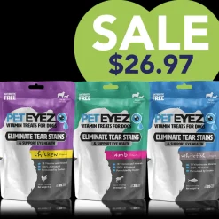 Chicken, Lamb and Whitefish Dog Treats Bundle by Pet Eyez
