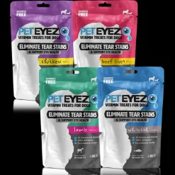 Chicken, Lamb, Beef Liver, and Whitefish Dog Treats Bundle by Pet Eyez