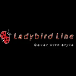 Clear Black Plastic Signature Crossover Apron by Ladybird Line