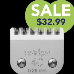 #40 Clipper Blade 0.25 mm by Heiniger