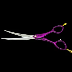 Colibri Curved Scissors Dark Purple 6.25 by Zolitta
