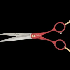 Colibri Super Curved Scissors Ruby Red 6.5 by Zolitta