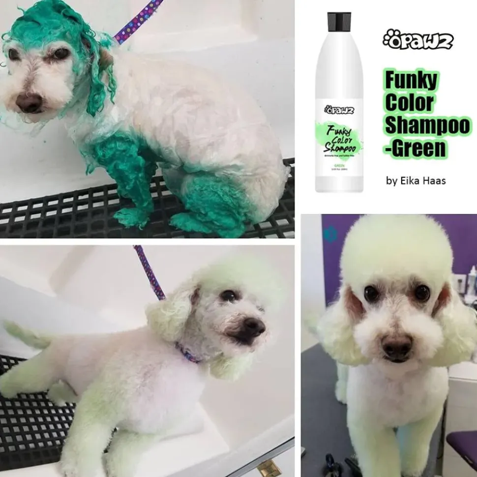 Color Depositing Shampoo Green 17oz by Opawz