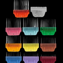 10 Colored Combs 1/8″ through 1 1/2″ with 30W by Zolitta