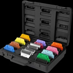 10 Colored Combs 1/8″ through 1 1/2″ with 4 blades by Zolitta
