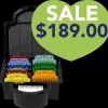 8 Colored Wide Combs Set in Box with #30W Blade by Zolitta