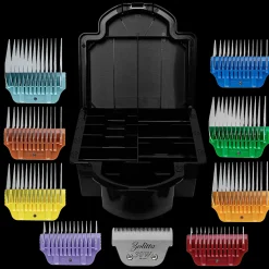8 Colored Wide Combs Set in Box with #30W Blade by Zolitta