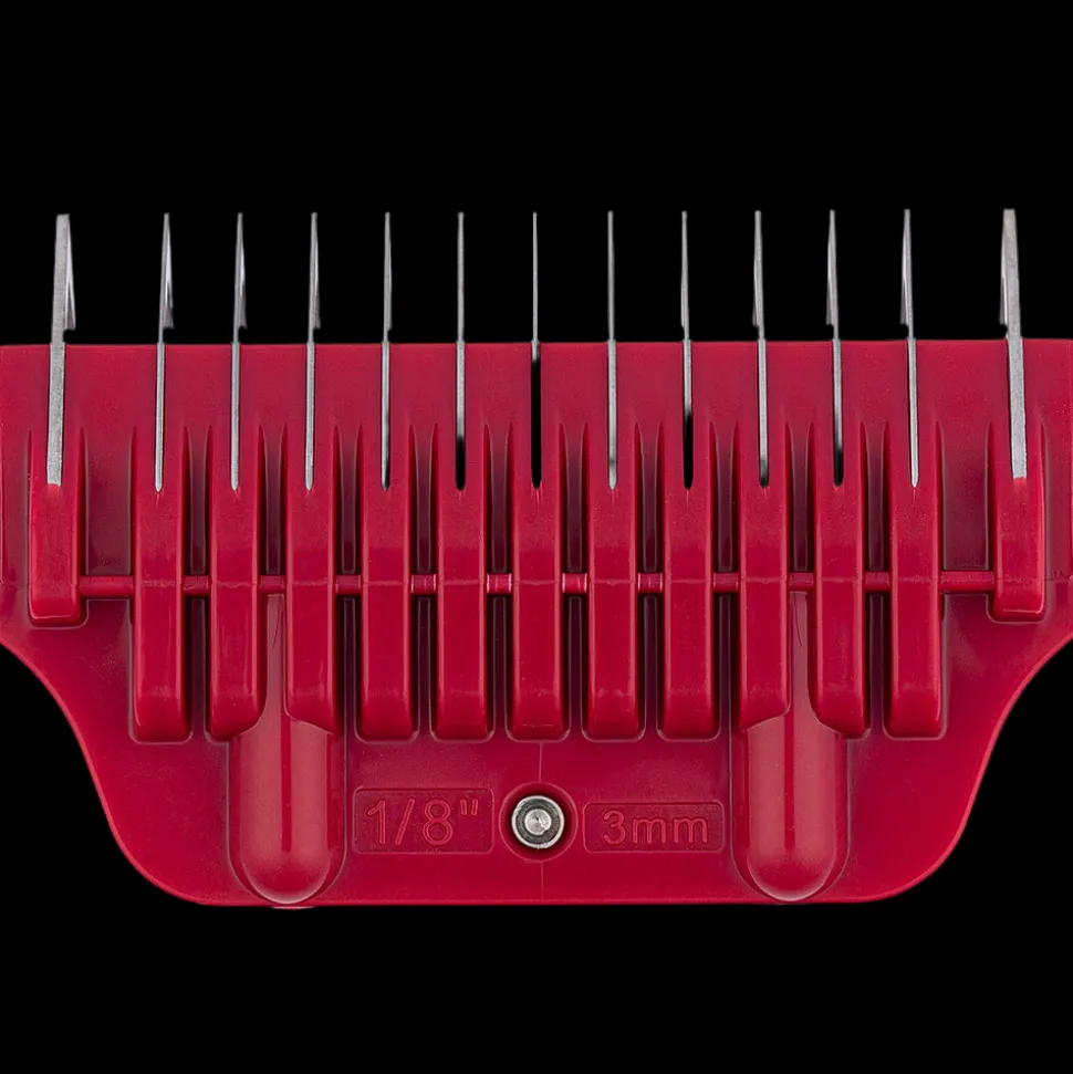 6 Colored Wide Combs with 30W blade by Zolitta