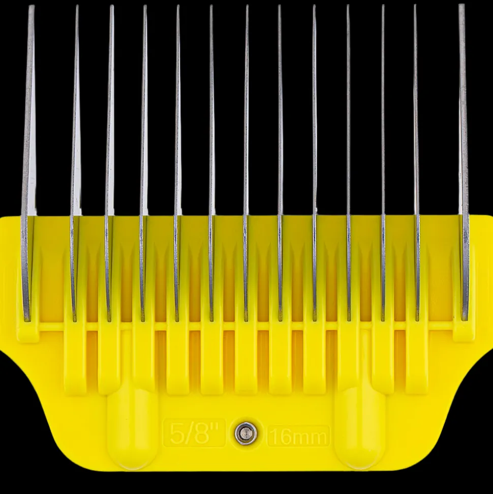 6 Colored Wide Combs with 30W blade by Zolitta