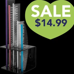 Comb Holder For Wall and Table Black by PetStore.Direct