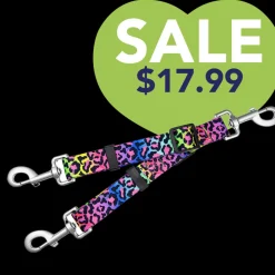 Connector Straps Neon Leopard by Groom Loop
