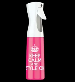 Continuous Spray Bottle Keep Calm Pink