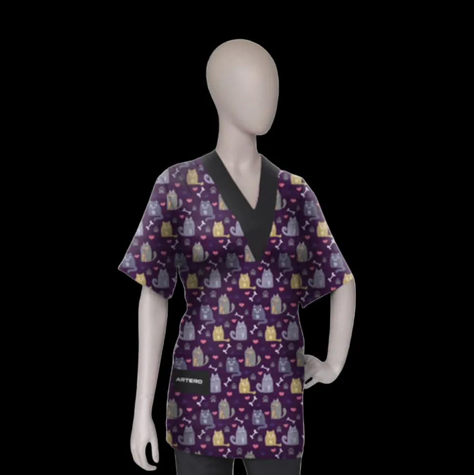 Cordoba Purple Grooming Smock by Artero