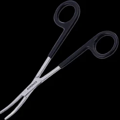 5.5" Curved Hairmostat Ear Hair Puller and Tick Remover Black 703C by Aaronco