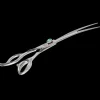 7" Curved Left-Handed Grooming Shears by PetStore.Direct