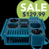 Custom Cube Tool Caddy Jolly Blue by Vanity Fur