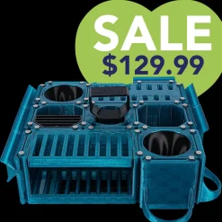 Custom Cube Tool Caddy Jolly Blue by Vanity Fur