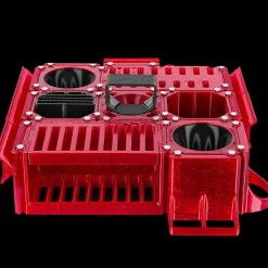 Custom Cube Tool Caddy Jolly Red by Vanity Fur