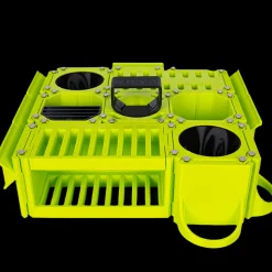 Custom Cube Tool Caddy Lime Green by Vanity Fur