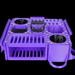 Custom Cube Tool Caddy Purple by Vanity Fur