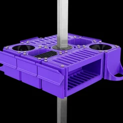 Custom Cube Tool Caddy Purple by Vanity Fur