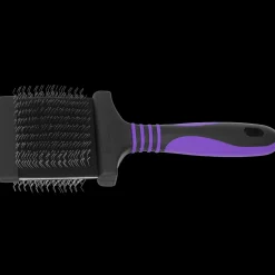 Deshedding Medium Firm Purple Slicker Brush by Dog Fashion Spa