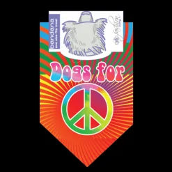 Dogs For Peace Bandana by Dog Fashion Living